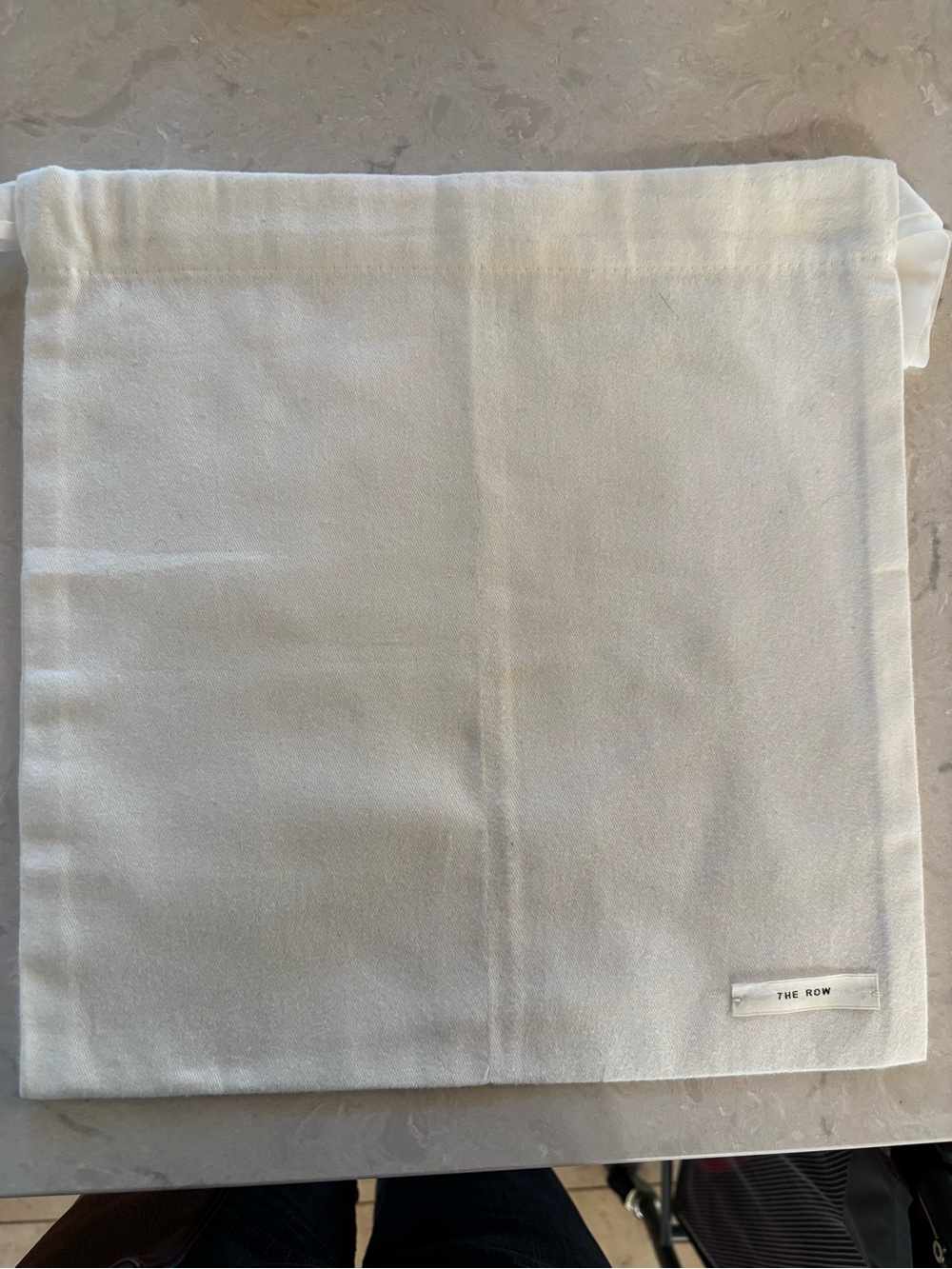 The Row Divided Dust Bag / Designer Shoe Bag / The Row Shoe Bag